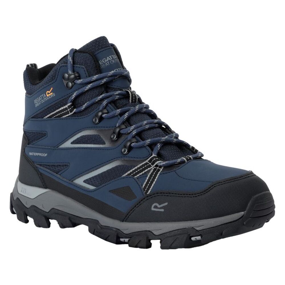 Regatta Mens Holcombe III Walking Boots / Navy/Dark Steel